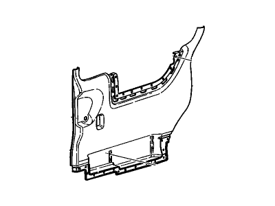 GM 10306713 Panel Assembly, Rear Side Door Trim (Rh) *Gray M 10306713 GM Panel Assembly, Rear Side Door Trim (Rh) *Gray M Illustration 1 of 1