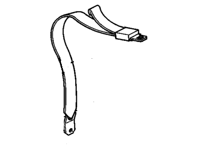 1990 Cadillac Deville Seat Belt - 12521532