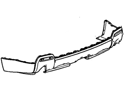 GM 25818245 Rear Bumper Cover Lower