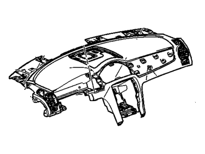 GM 23455178 Pad Assembly, Instrument Panel Trim *Fig