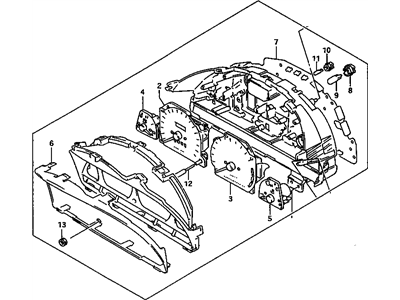 Chevrolet Tracker Instrument Cluster - 30018509
