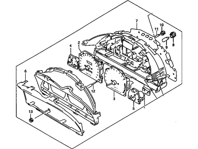 Chevrolet Tracker Speedometer - 30018509