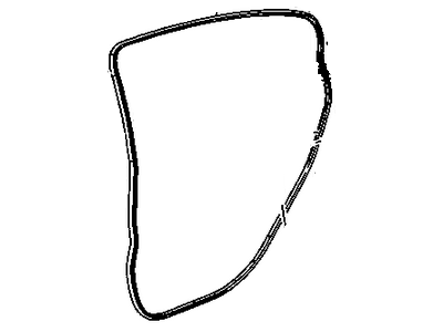 GM 20954940 Weatherstrip,Rear Side Door