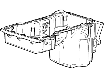 2015 Chevrolet Colorado Oil Pan - 12667040