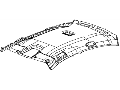 GM 9061935 Panel, Headlining Trim *Titanium