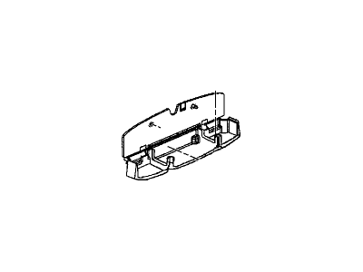 GM 10347608 Tray Assembly, Rear Compartment Stowage *Gray D