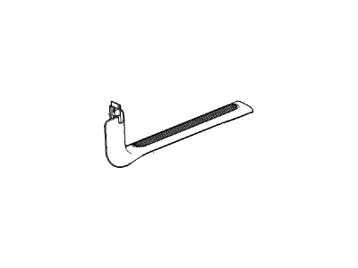GM 25707638 Retainer Assembly, Front Side Door Opening Floor Carpet *Very Dark Gray