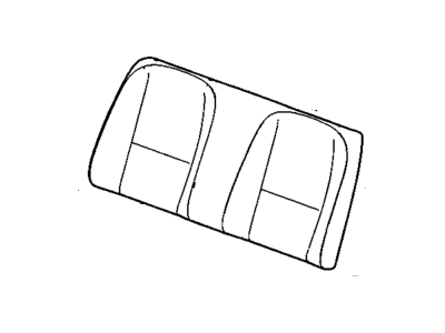 GM 92230523 Cover Asm,Rear Seat Back Cushion