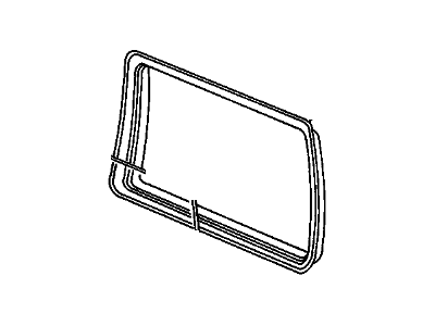 GM 10157542 Weatherstrip Assembly, Body Side Front Win