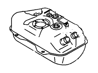 2002 Chevrolet Tracker Fuel Tank - 91176536