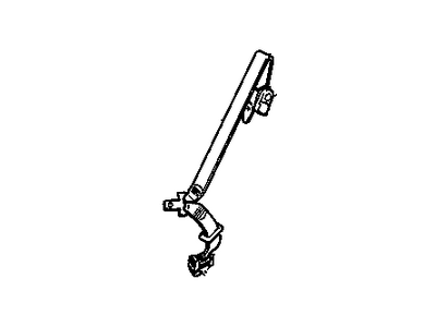 88893576 GM Belt Kit,Driver Seat (Retractor Side) *M*Neutral Illustration 1 of 1