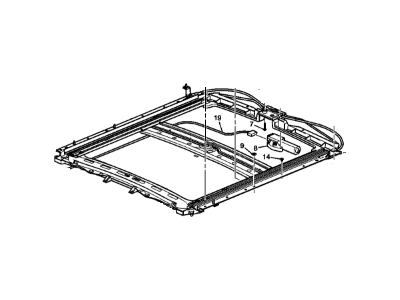 GM 19120488 Module,Sun Roof