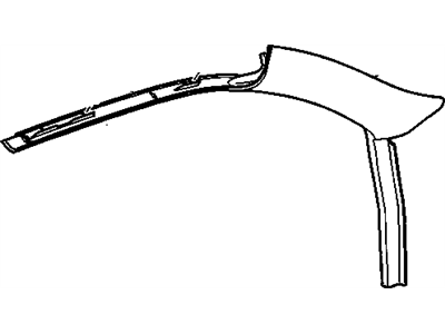 GM 15829309 Molding Assembly, Windshield Side Upper Garnish *Neutral L