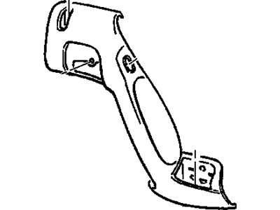 GM 90438455 HANDLE, Rear Side Door Trim Finish