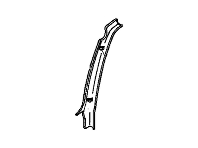 GM 93804317 Molding,Windshield Side Garnish