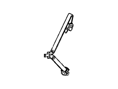 2002 Cadillac Deville Seat Belt - 25772479