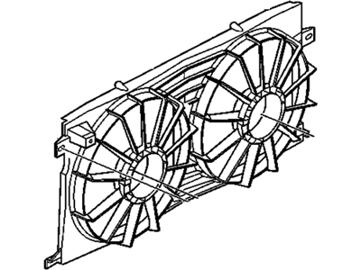 GM 12494766 Shroud Kit,Engine Electric Coolant Fan