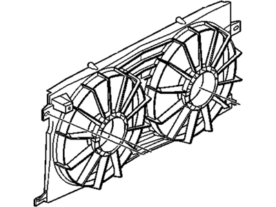 GM 12365378 Shroud Kit, Engine Electric Coolant Fan