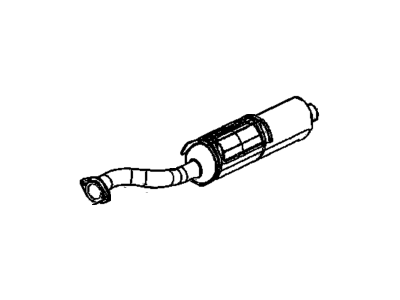 2002 GMC Sierra Muffler - 15040396
