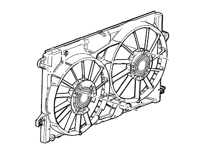 2017 Cadillac XTS Fan Shroud - 22830902