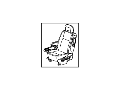 GM 25781349 Seat Assembly - Driver *Medium Cashmere