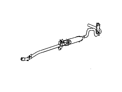 GM 14045008 Pipe, Muffler Tail, Right