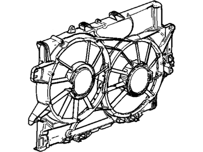 Chevrolet Equinox Fan Shroud - 25952783