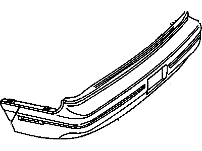 GM 10133756 Rear Bumper Cover