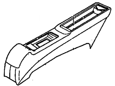 1991 Chevrolet Lumina Center Console Base - 12501401