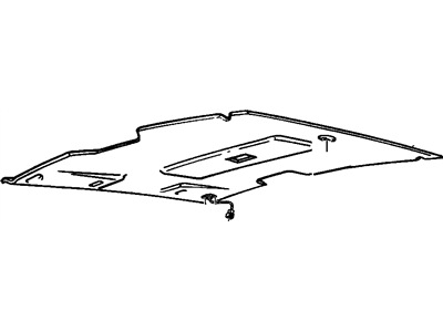 GM 10411127 Panel Assembly, Headlining Trim Finish <Use 1C3M*Blue