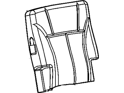 GM 89039486 Cover Asm,Rear Seat Back Cushion 35% *Pewter