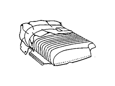 GM 88952990 COVER, Front Seat Cushion