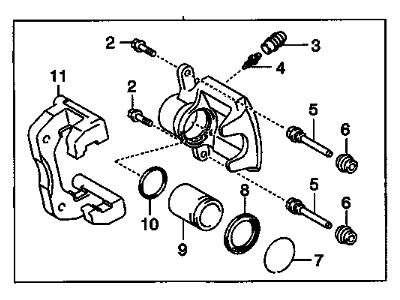 Pontiac Brake Calipers - 19204610