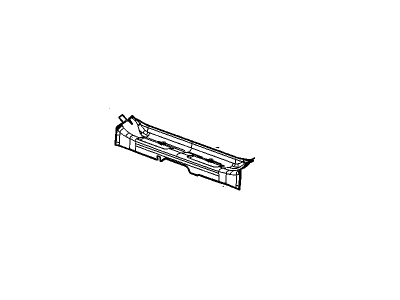 GM 93439734 Molding Assembly, Rear End Reveal & Quarter Belt *Shale