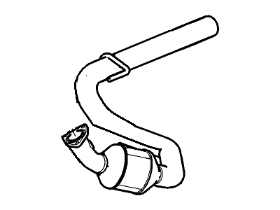 GM 15853440 3Way Catalytic Convertor Assembly (W/ Exhaust Manifold P