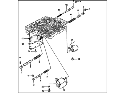 GM 91176938 Transmission Main Control Valve Body