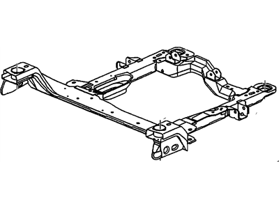 GM 10429492 Frame Assembly, Drivetrain & Front Suspension *Red