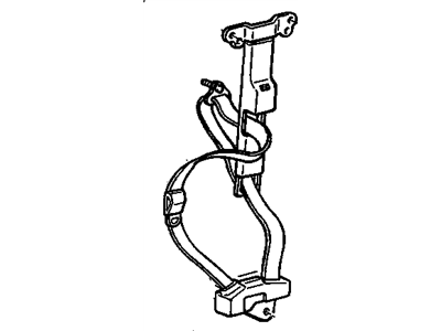 GM 12531954 Belt Kit,Driver Seat (Retractor Side) *Beechwood