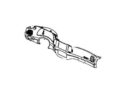 GM 10363444 PLATE, Instrument Cluster