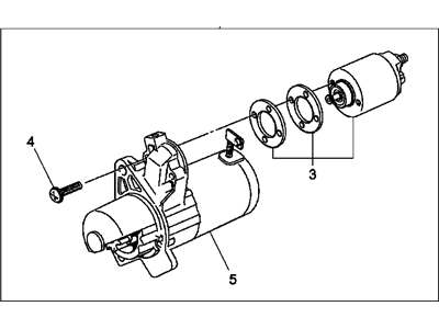 GM 92204529 Starter Asm