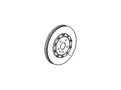 GM 20795300 Front Brake Rotor Assembly