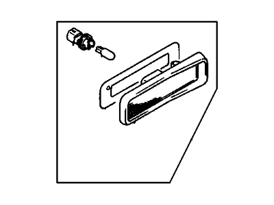 GM 30000169 Lamp Assembly, Rear Side Lh