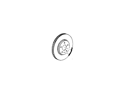 Chevrolet Malibu Brake Disc - 23118529