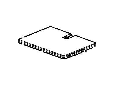 GM 15792938 Panel Assembly, Rear Compartment Movable *Ebony