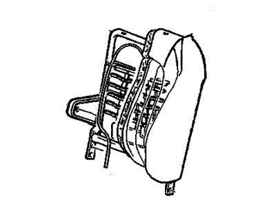 GM 12478896 Pad,Passenger Seat Back Cushion