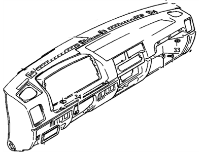 GM 96055990 Panel,Instrument