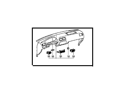 GM 94857329 Pad,Instrument Panel Trim *Neutral