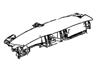 GM 25740637 Panel Assembly, Instrument *Shale