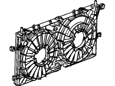 Saturn Relay Fan Shroud - 15907033