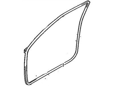 GM 25639687 Weatherstrip Assembly, Front Side Door *Beechwood